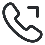 Call Outgoing SVG Icon